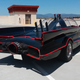 A view of the rear of the replica Batmobile